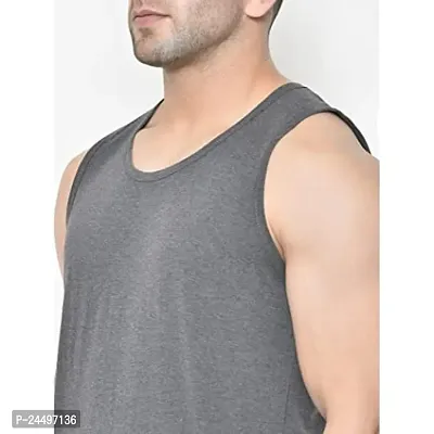 DIWAZZO Mens Cotton Vest Crafted with Bio Washed Cotton-thumb3