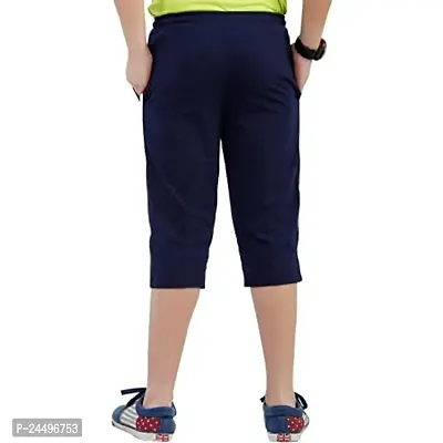 DIWAZZO Solid Men Three Fourths Track Pant for Men and Boys-thumb2