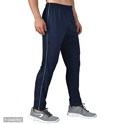 DIWAZZO Regular Solid Track Pants for Men and Boys (Small, Grey::DarkBlue)-thumb4