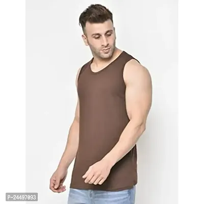 DIWAZZO Mens Cotton Vest Crafted with Bio Washed Cotton-thumb3