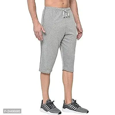 DIWAZZO Solid Men Three Fourths Track Pant for Men and Boys-thumb4