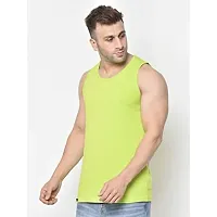 DIWAZZO Mens Cotton Vest Crafted with Bio Washed Cotton- Pack of 3-thumb2