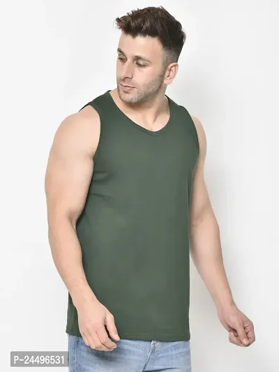 DIWAZZO Mens Cotton Vest Crafted with Bio Washed Cotton-thumb3