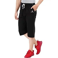 DIWAZZO Solid Men Three Fourths Track Pant for Men and Boys-thumb3