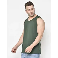 DIWAZZO Mens Cotton Vest Crafted with Bio Washed Cotton-thumb2