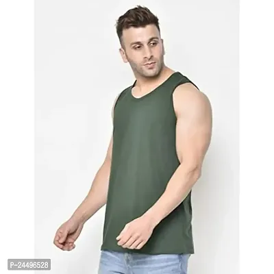 DIWAZZO Mens Cotton Vest Crafted with Bio Washed Cotton-thumb3