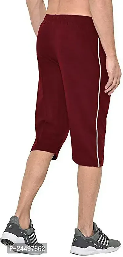 DIWAZZO Solid Men Three Fourths Track Pant for Men and Boys-thumb4