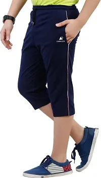 DIWAZZO Solid Men Three Fourths Track Pant for Men and Boys-thumb2