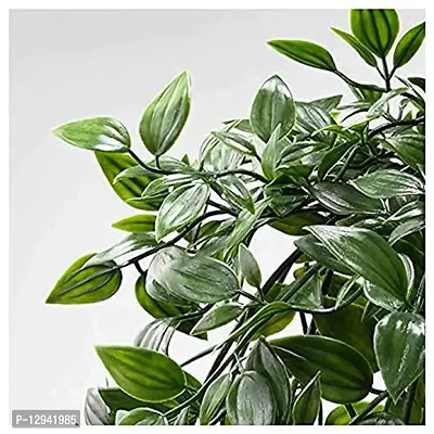 Artificial Hanging Plant with Pot for Indoor/Outdoor Home Decor (Green, 27cm x 75cm)-thumb3