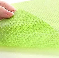 Chitra Artworks - Multipurpose Textured Anti-Slip Eva Mat -for Fridge, Bathroom, Kitchen, Drawer, Shelf Liner (Green)-thumb1