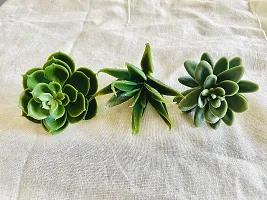 Generic Artificial Succulent (Green, 3 Pieces)-thumb1