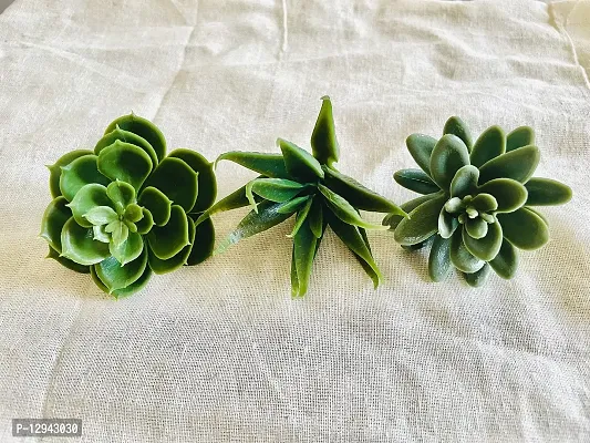 Generic Artificial Succulent (Green, 3 Pieces)-thumb2