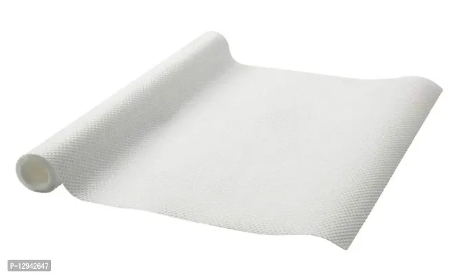 Chitra Artworks - Multipurpose Textured Anti-Slip Eva Mat -for Fridge, Bathroom, Kitchen, Drawer, Shelf Liner (White)
