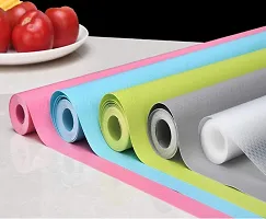 Chitra Artworks - Multipurpose Textured Anti-Slip Eva Mat -for Fridge, Bathroom, Kitchen, Drawer, Shelf Liner (Turquoise)-thumb2