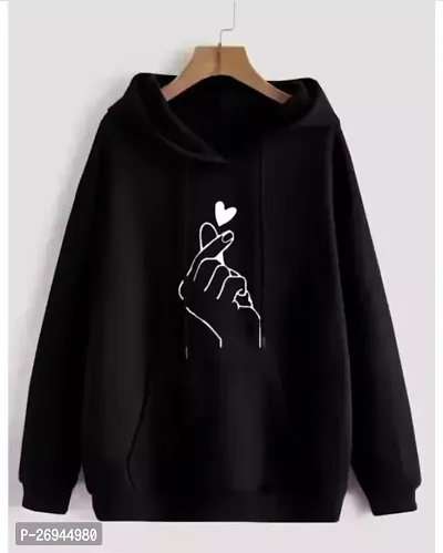 Women Sweatshirt Hoodie|| Fleece Material Hoodie for Women|| Full Sleeves Hoodie for Winter Wear||Sweatshirt for Women-thumb0