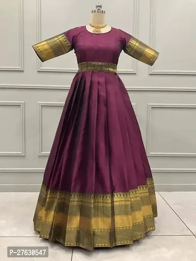 Classic Art Silk Gown for Women