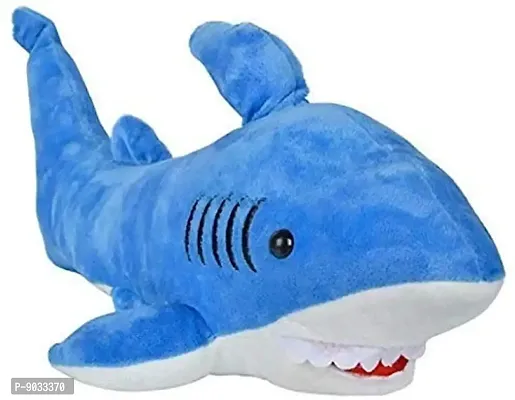 F C Fancy Creation Shark Soft Toy Stuffed Plush Toy for Kids - (42 cm)Blue