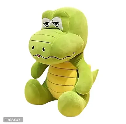 FC Fancy Creation Plush Crocodile Toys Figure Sitting Posture Stuffed Crocodile Animal Soft Toy Sleeping Pillow Cute Doll Toys Best Kids Toys Birthday Gift for Girls,Boys. (Crocodile)