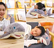 F C Fancy Creation Shark Soft Toy Stuffed Plush Toy for Kids - (42 cm)Gray-thumb2