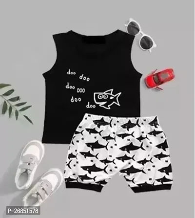 Fabulous Cotton Printed Clothing Set For Boys