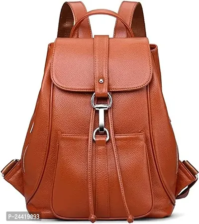 Fancy Artificial Leather Bagpack For Women-thumb0