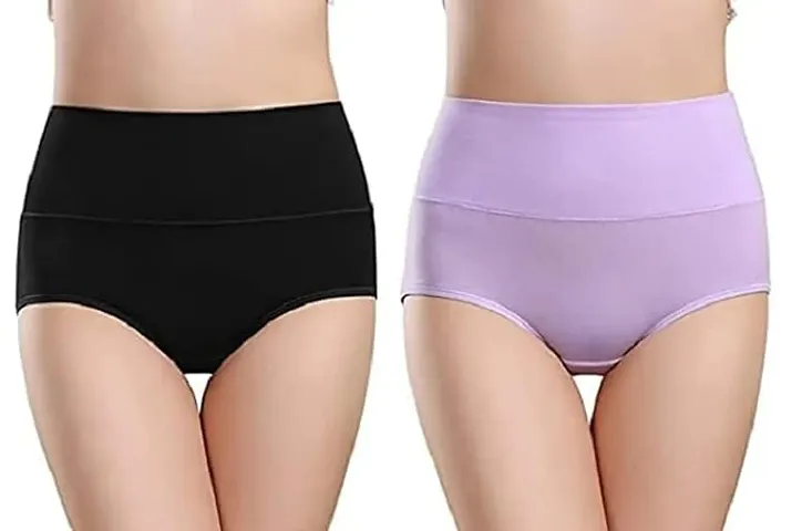 Awesome Solid Full Coverage Hipster Panty Set, (Pack Of 2)/Tummy Tucker