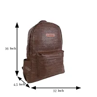 Small 20 L Laptop Backpack Women's Fashion Backpack Purses Multipurpose Design Handbags and Shoulder Bag  (Brown)-thumb3