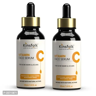 Kinsfolk Vitamin C Face Serum For Glowing Skin 100% Vegan - 30 ml 2 PC-thumb0