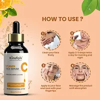 Kinsfolk Vitamin C Face Serum For Glowing Skin 100% Vegan - 30 ml 2 PC-thumb1