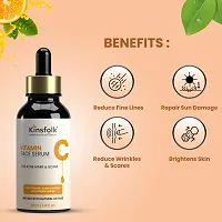 Kinsfolk Vitamin C Face Serum For Glowing Skin 100% Vegan - 30 ml 3 PC-thumb1