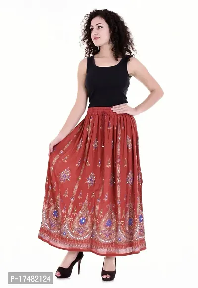 HAND WORK SKIRT FOR WOMEN'S-thumb0