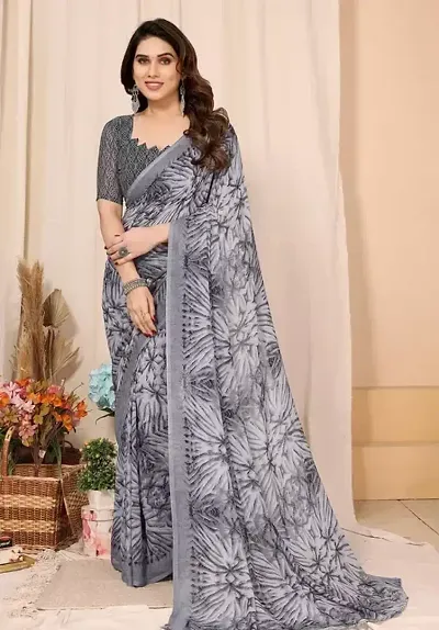 Elegant Georgette Saree with Blouse piece