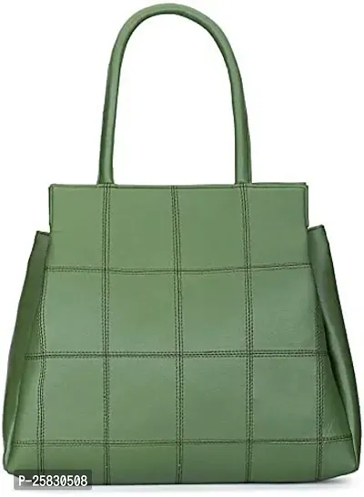 Stylish Green Synthetic  Handbags For Women