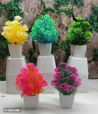 Artificial Plant, Flower and Shrubs- Pack of 5