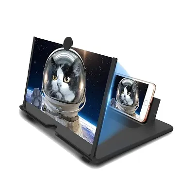 Portable 12X View F3 Screen Expander 3D Magnifier