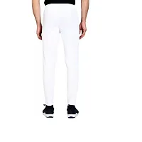 SHREEVASA Track Pant for Men Slim Fit Gym Stretchable Jogger Athletic Running Pants (XXL, White)-thumb1