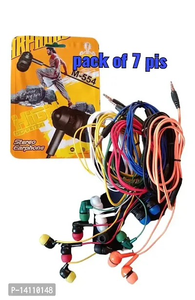 Earphone 7 pis pack combo