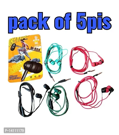 Earphone pack of 5pis