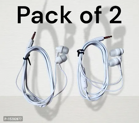 Classy Wired Earphone, Pack of 2-thumb0