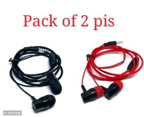 Classy Wired Earphone Pack Of 2