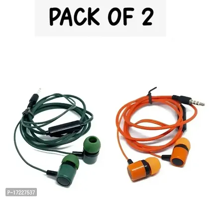 Earphone pack of 2 pc combo