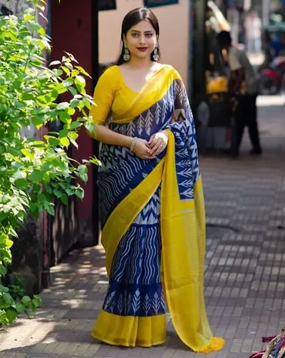 Beautiful Saree with Blouse Piece For Women