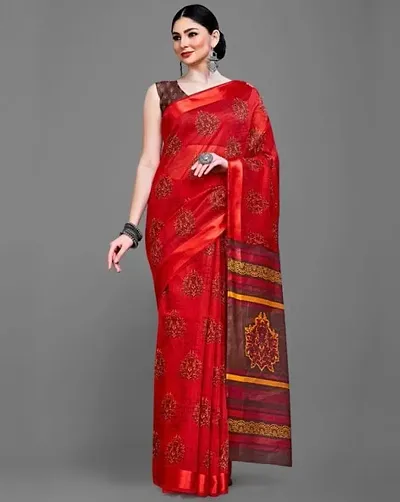 Stylish Saree with Blouse piece For Women