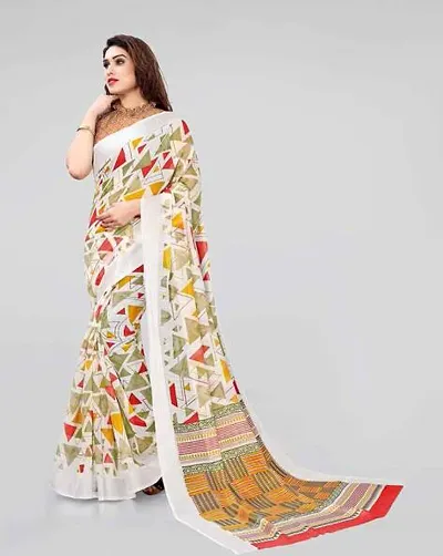 Stylish Fancy Designer Satin Saree With Blouse Piece For Women