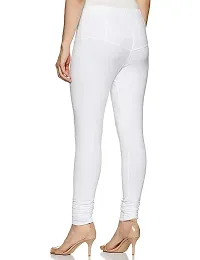 Bodycave White /Womens Cotton Stretchable Skinny Fit Leggings for Women and Girls Legging Free Size-thumb1