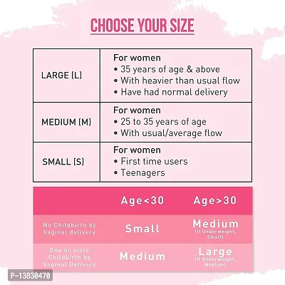 Reusable Menstrual Cup  Small Andmedium Size With Pouch Ultra Soft, Odour  And Rash Zsde, No Leakage, Protection For Upto 10 to 12 Hours-thumb2