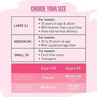 Reusable Menstrual Cup  Small Andlarge Size With Pouch Ultra Soft, Odour  And Rash Zsde, No Leakage, Protection For Upto 10 to 12 Hours-thumb1