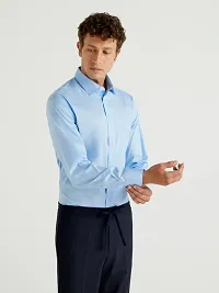 Mens Plain Formal Shirts-thumb1