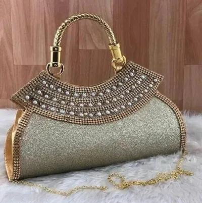 Stylish Embellished Synthetic Clutches For Women