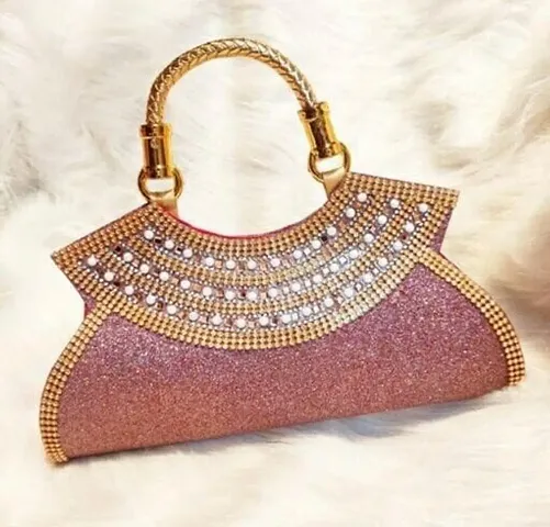 Stylish Embellished Synthetic Clutches For Women